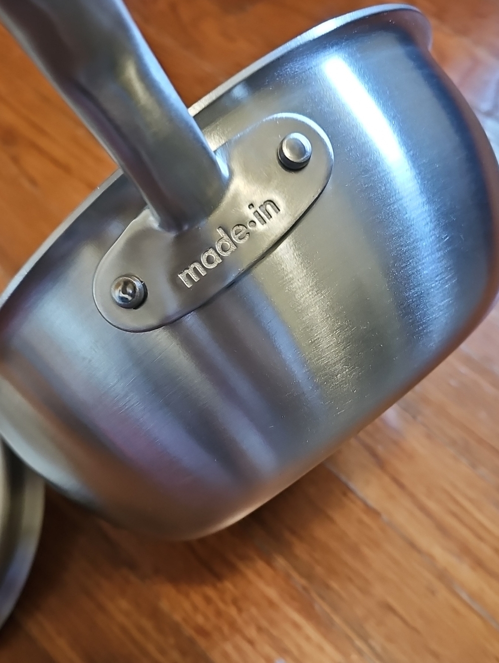Made In 2 Qt Stainless Clad Saucier - Picture 5 of 8